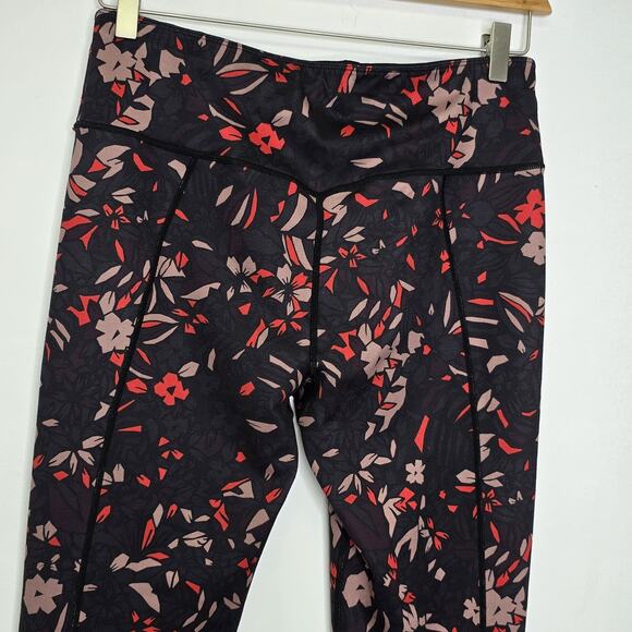 Sweaty Betty Legging Crop Printed Size XL Stretch Womens Athletic Gym Yoga Run - Picture 6 of 9